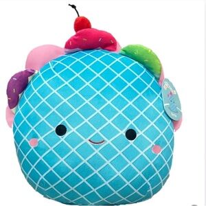 Squishmallows Bertie Blue Ice Cream Plush